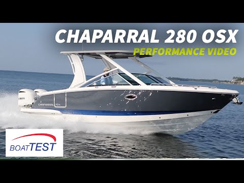 Chaparral 280 OSX (2020-) Test Video - By BoatTEST.com