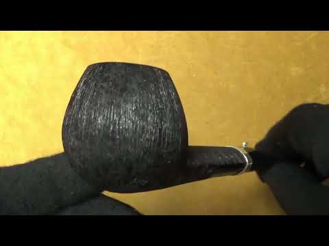 Pipa L'Anatra Pettinata con vera in argento - Apple-Canadian (AN82)