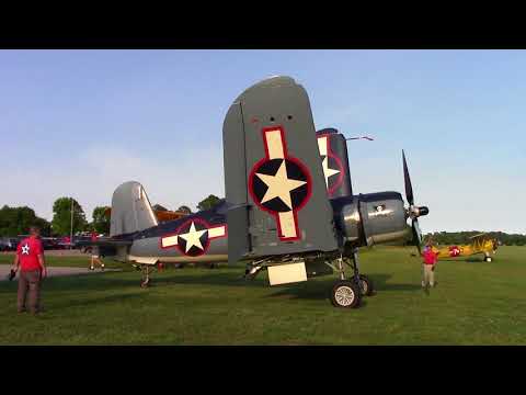 Corsair Engine Start-Taxi-Takeoff-Landing