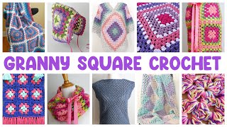 Top 10 Granny Square Crochet Ideas! (All BEGINNER Friendly!)