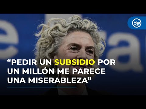 Margarita Rosa de Francisco aclara polémica: "No fue un subsidio sino matrícula de honor"
