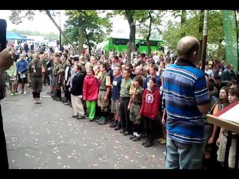 Modlitwa harcerska po Mszy Świętej w Smardzewicach