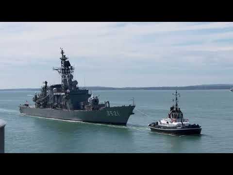 JS Shimakaze - Japanese training ship visits Portsmouth Harbour