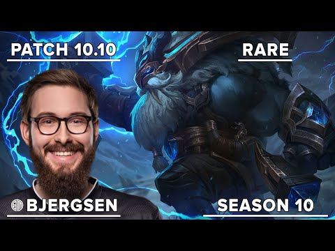 Bjergsen Ornn vs Zed Mid - NA Grandmaster Patch 10.10