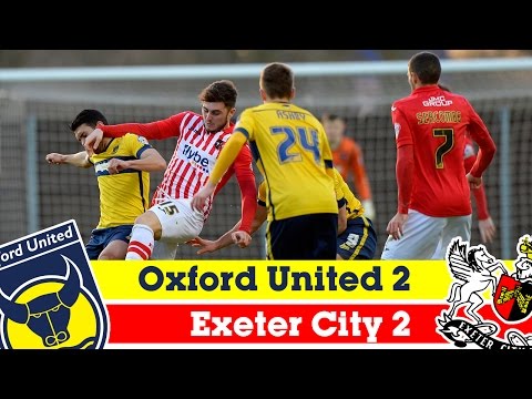 Oxford United 2-2 Exeter City (24/1/15) - Sky Bet League 2 Highlights 2014/15