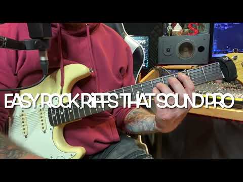 3 Easy Rock Open String Riffs That Sound Pro