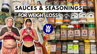 Healthy Sauces & Seasonings for Weight Loss | Kitchen Staples That Helped Me Lose 70 Lbs (WW Points)