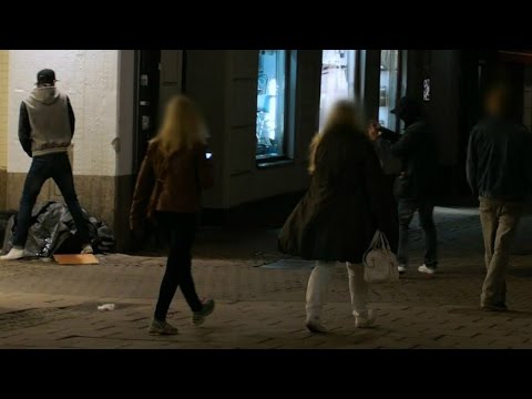 Peeing on a homeless (Social experiment)