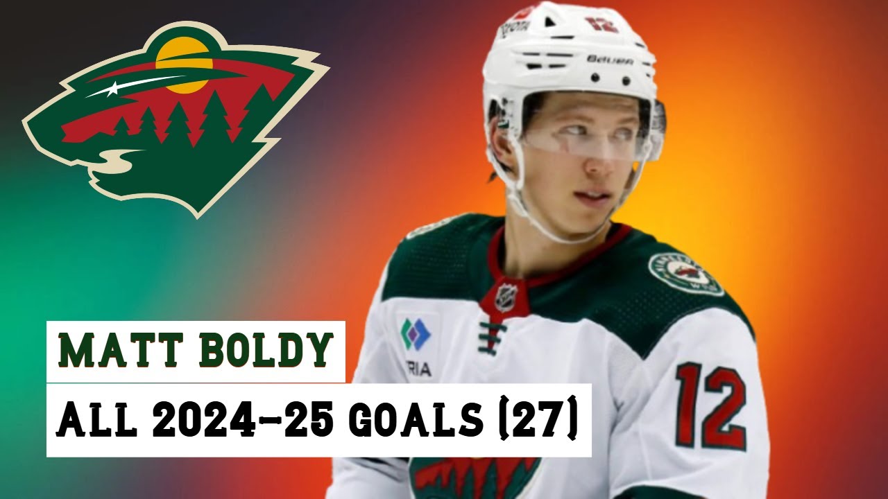 Matt Boldy (#12) All 27 Goals of the 2024-25 NHL Season