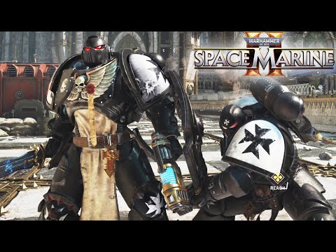 3 BLACK TEMPLARS vs TYRANID SWARM - Hive Tyrant Boss Fight - Warhammer 40k: Space Marine 2
