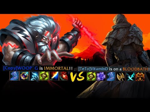 Battle of Immortals | WOOP'G VS ZNOOKI (2000 MMR match) | HoN