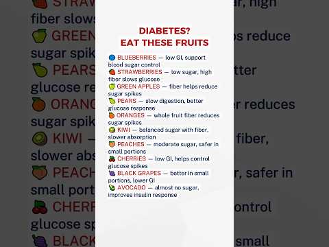 Best Fruits for Diabetes That Won’t Spike Blood Sugar 👀