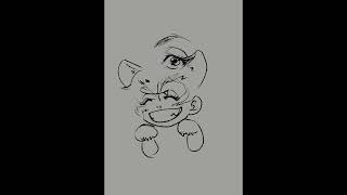 【クリスタ】娘の大好きなツイステのラギーを描きました【タイムラプス】