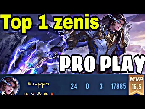 AOV zenis pro gameplay new skin