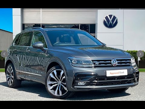Approved Used Volkswagen Tiguan R-Line Tech 2.0 TDI Manual 4WD Indium Grey | Wrexham Volkswagen