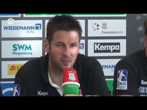 Pressekonferenz SC Magdeburg vs. SC DHfK Leipzig | 2. Spieltag DKB-Handball Bundesliga 2016/17