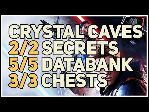 Ilum Crystal Caves 100% Explored (All Chests, Secrets and Echo Databank) Star Wars