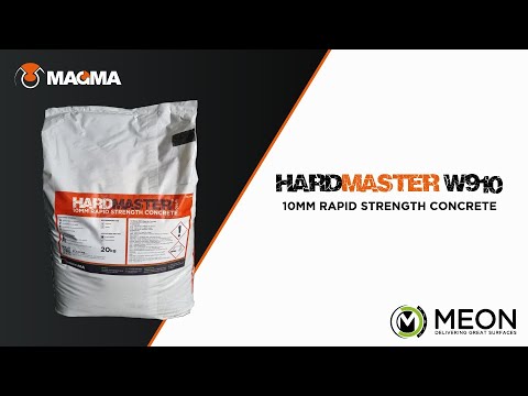 Product Video | HardMaster W910 10mm Rapid Strength Concrete | Presented by Meon