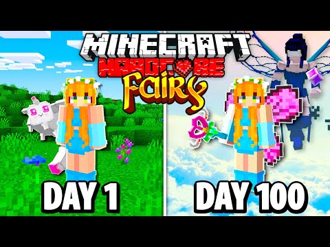 Lyndsay Rae - I Survived 100 Days as a FAIRY in Hardcore Minecraft