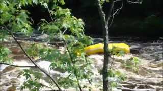 preview picture of video 'Menominee River - Piers Gorge Rafting/Swimming - June 2011'