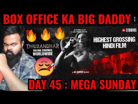 DHURANDHAR BOX OFFICE COLLECTION DAY 45 | RANVEER SINGH | AKSHAYE KHANNA | HUGE BLOCKBUSTER