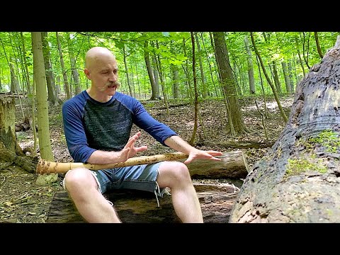 Shakuhachi Playing Outside- Cornelius Boots Guidance Video -Natural Shakuhachi, Root-end Wisdom地無し尺八