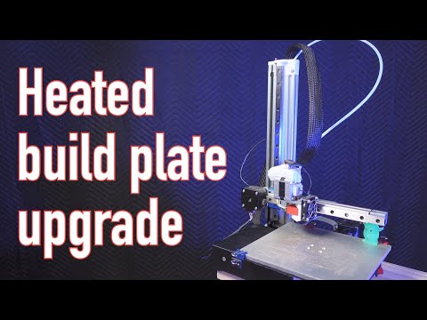 Cetus MK2 heated build plate upgrade | stop prints lifting