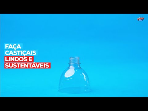 QUE TAL TRANSFORMAR GARRAFAS PET EM CASTIÇAIS NATALINOS?