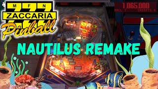 Zaccaria Pinball - Nautilus REMAKE (2018) | Gameplay & Commentary (PC)