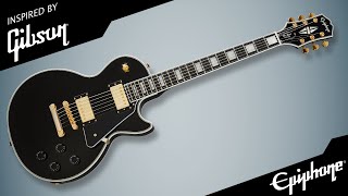 Video thumbnail for Epiphone Les Paul Custom Ebony sound & review by Lauda Central Europe