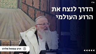 הדרך לנצח את הרוע העולמי | הרב שמואל אליהו | הלכה יומית | ח׳ שבט תשפ״ה (הרב שמואל אליהו) - התמונה מוצגת ישירות מתוך אתר האינטרנט יוטיוב. זכויות היוצרים בתמונה שייכות ליוצרה. קישור קרדיט למקור התוכן נמצא בתוך דף הסרטון