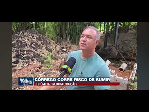 Córrego Roncador em Valparaíso corre risco de ser extinto | Brasil Urgente DF