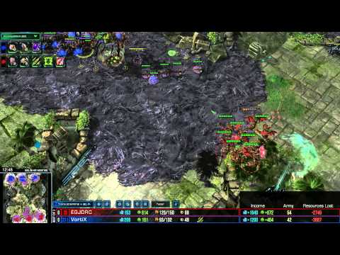 SC2 - DreamHack Valencia - Ro16 - Jaedong vs VortiX - Game 1