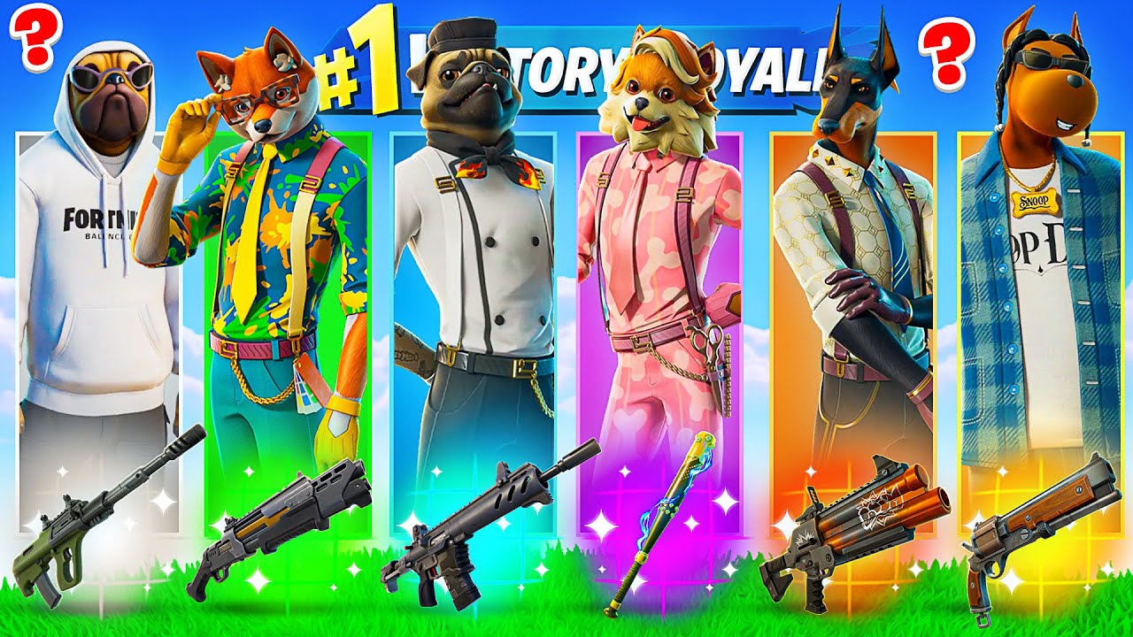 The *RANDOM* DOG BOSS Challenge in Fortnite!