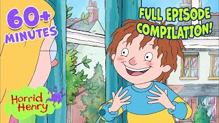 Early Christmas Present MESS & Brother Advice! | Horrid Henry FULL Episode Compilation | 60+ MINS