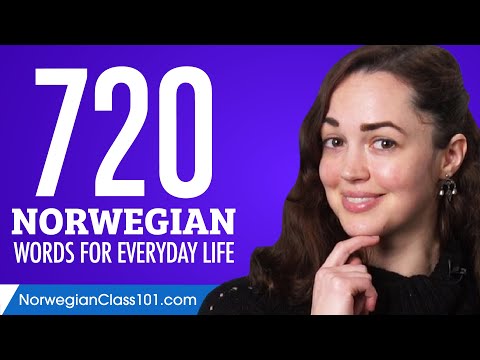 720 Norwegian Words for Everyday Life - Basic Vocabulary #36