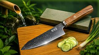 1 Hour Japanese Knife Sharpening (Dull to Razor Sharp) - Relaxation Music for Meditation & Focus