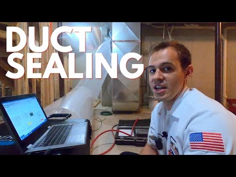 DUCT SEALING START TO FINISH | Watch a full duct sealing from the inside using Aeroseal