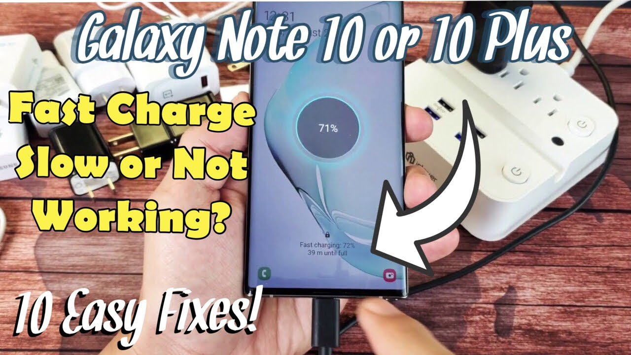 Galaxy Note 10 / 10+: FAST Cable Charging Slow or Not Working? 10 Fixes!!