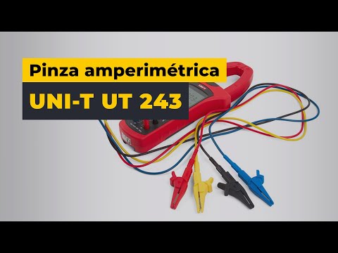 Pinza amperimétrica digital UNI-T UT243 Vista previa  11