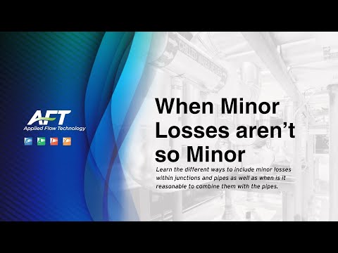 When Minor Loss Aren't Minor in Hydraulic Piping System Models
