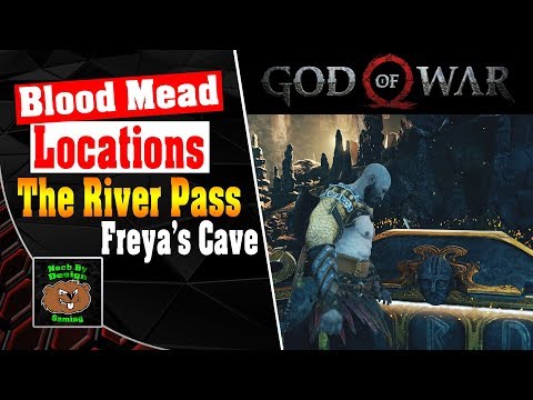 God Of War -  Blood Mead Horn Location - Freya's Cave (The River Path)