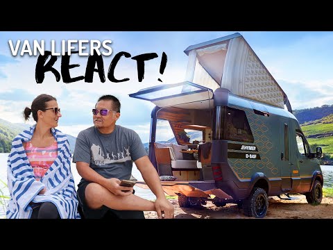 Hymer VisionVenture Futuristic Concept Camper Van Tour // Van Lifers React!