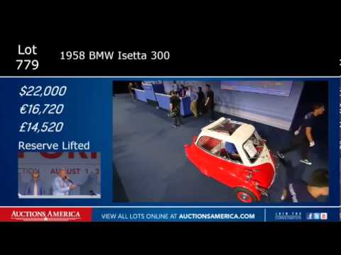 1958 BMW Isetta lot 779 sold at Auctions America Burbank August 3, 2013