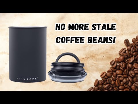 Keep Your Coffee Beans Fresh with the Airscape Stainless Steel Coffee Canister