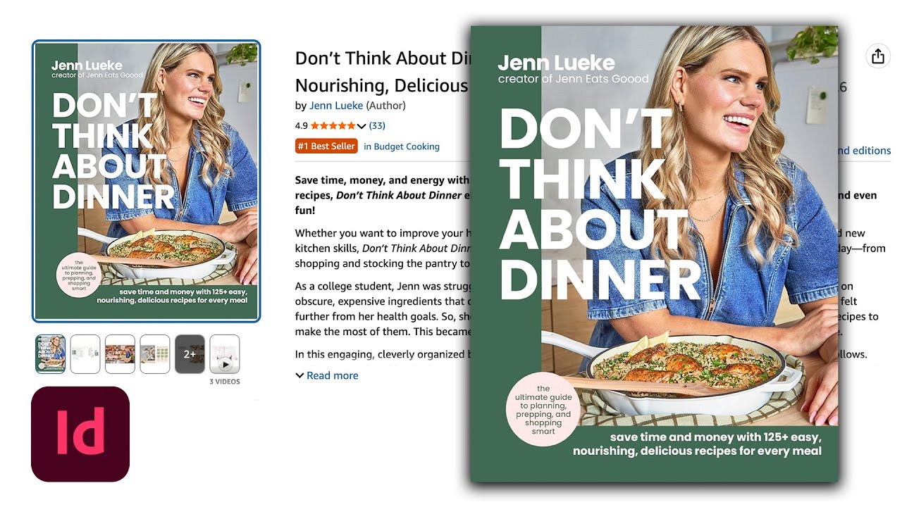 Recipe Book Cover Design In Indesign ( Step By Step )