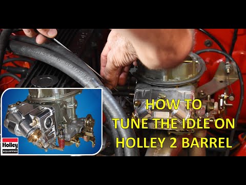 How to Tune Idle on 2 Barrel Holley