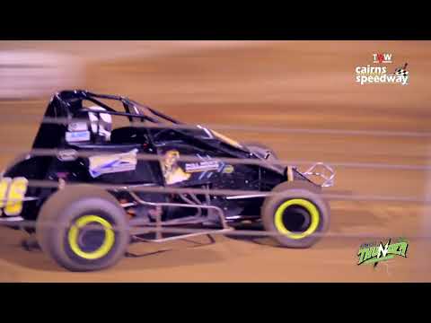 June 24 at TWW Cairns Speedway - Wingless Sprints heat 2 - Thunder in the Canefields