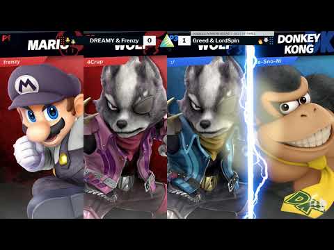 Ascension VIII SSBU Doubles WR3 - Dreamy & Frenzy (Red) vs Greed & LordSpin (Blue)