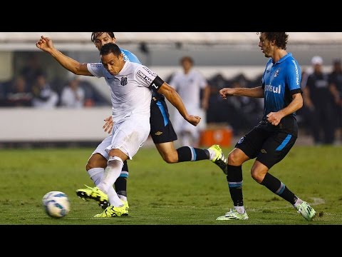 Santos 1 x 3 Grêmio | GOL | Brasileirão 2015 (05/07/15)